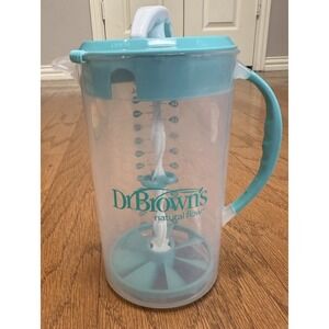 Dr. Brown's 40 oz Formula Mixing Pitcher Green Stirring No Clumps EUC